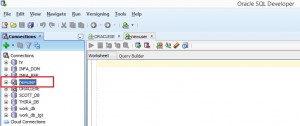 How to create connections in Oracle SQL developer