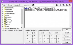MD5 (Message-Digest algorithm 5) In Informatica
