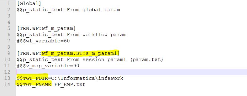 flat file scenarios in informatica